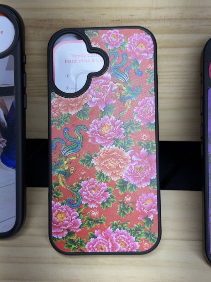 台灣花布手機殼